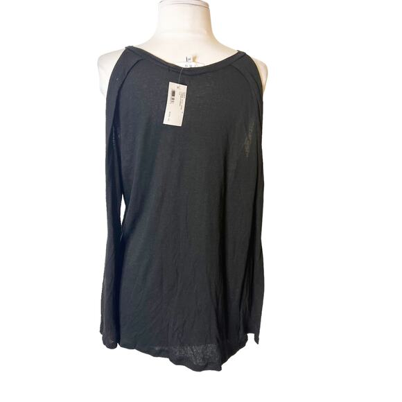 NWT IRO Camna slit sleeve cold shoulder top - Picture 5 of 9